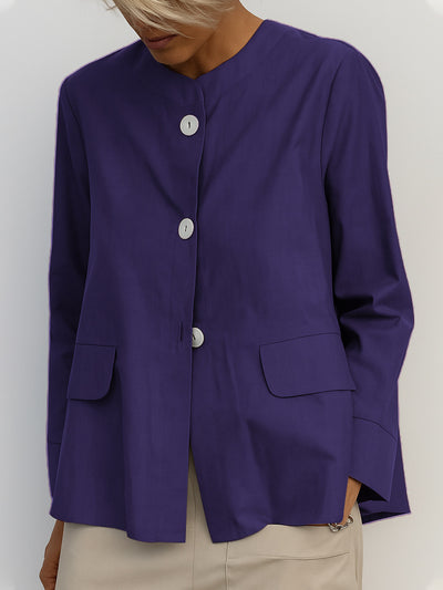 Jacket Coat Women's Solid Color Shirt Coat