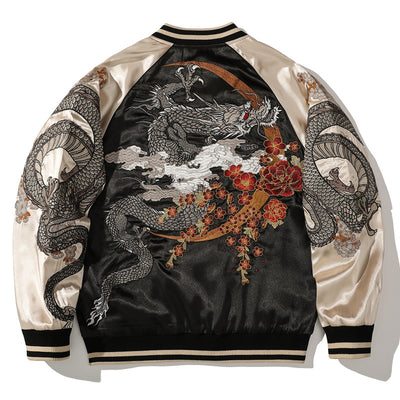 Jacket Coat Cotton Coat Men's Embroidered Nine-tailed Fox National Style Cotton
