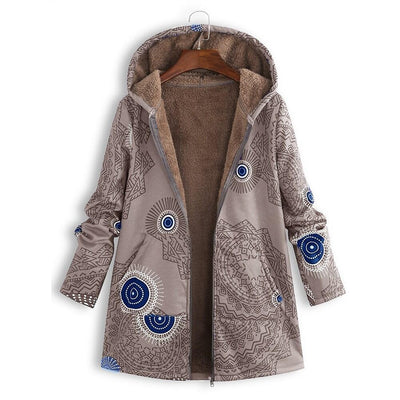 winter Amazon WISH European and American new women's clothing hooded plush shirt plush jacket