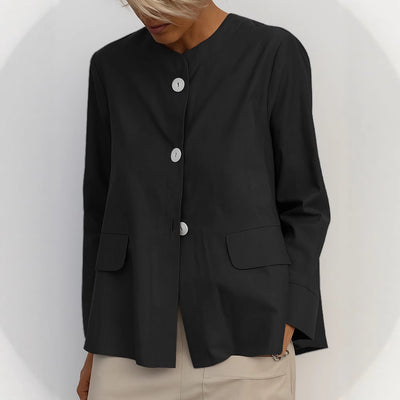 Jacket Coat Women's Solid Color Shirt Coat