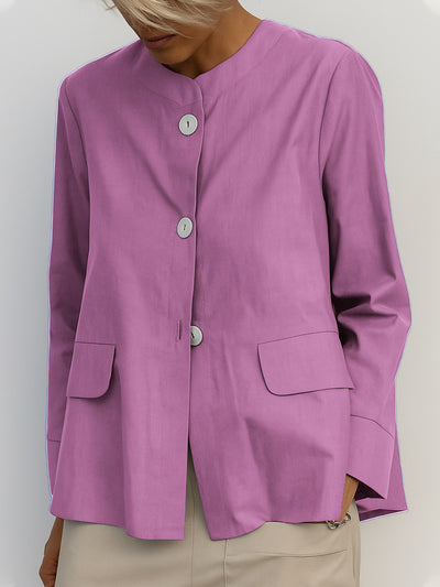 Jacket Coat Women's Solid Color Shirt Coat
