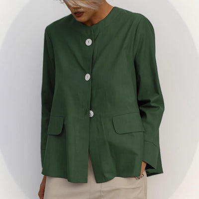 Jacket Coat Women's Solid Color Shirt Coat
