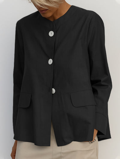 Jacket Coat Women's Solid Color Shirt Coat