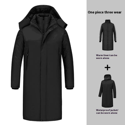 Removable Liner Long National Team Sports Coat