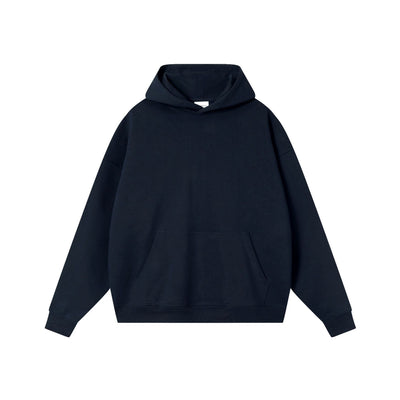 Drop Shoulder Hooded Pullover Men's Autumn And Winter Hoodie