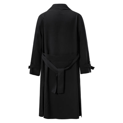 Men's Loose Cloak Coat Mid-length Trench