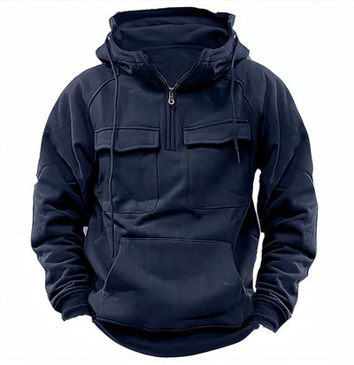 Men's Zip-up Hoodies Sweatshirt With Drawstring And Pocket Design Fashion Casual Sports Sweatshirt
